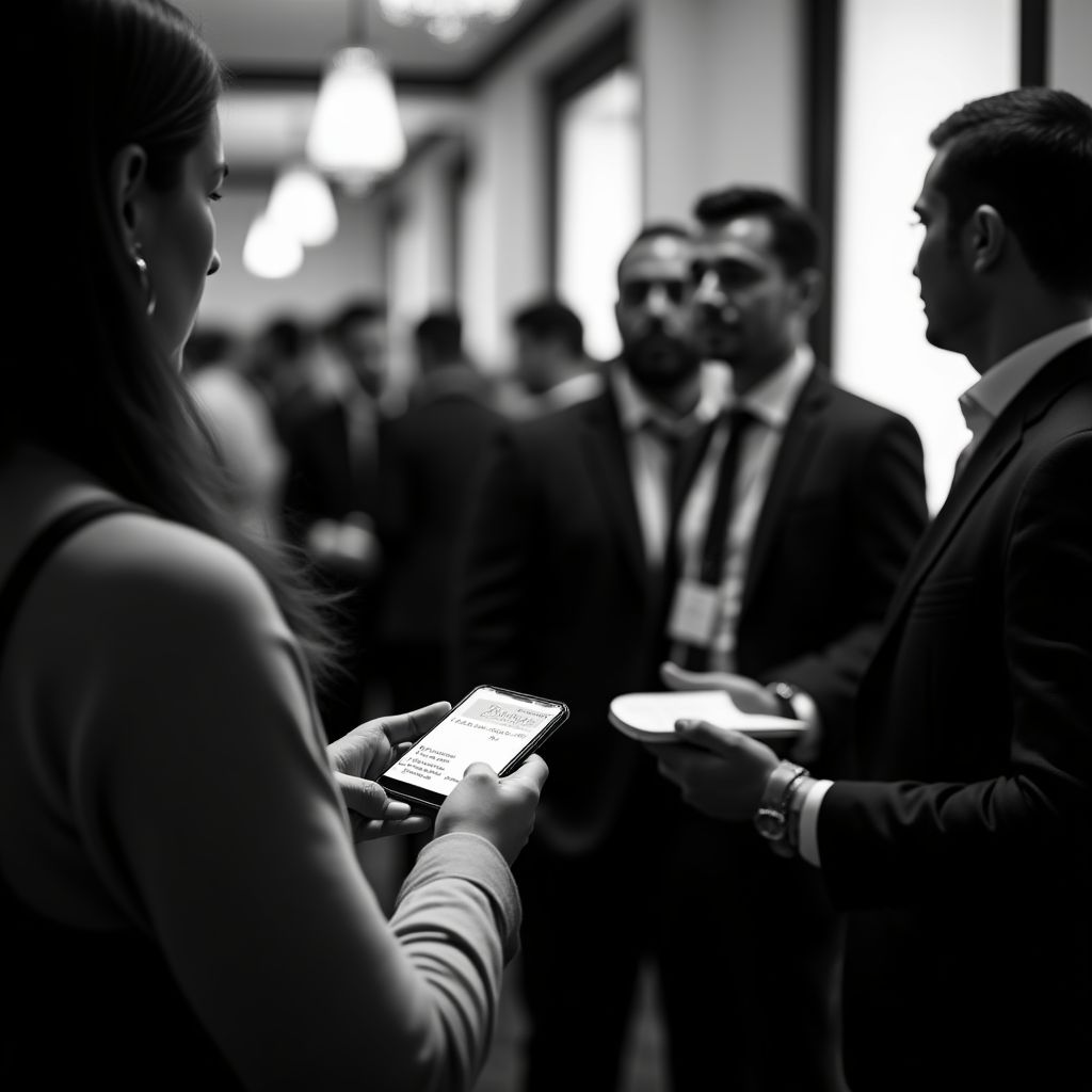 Evento networking con profesionales del sector financiero